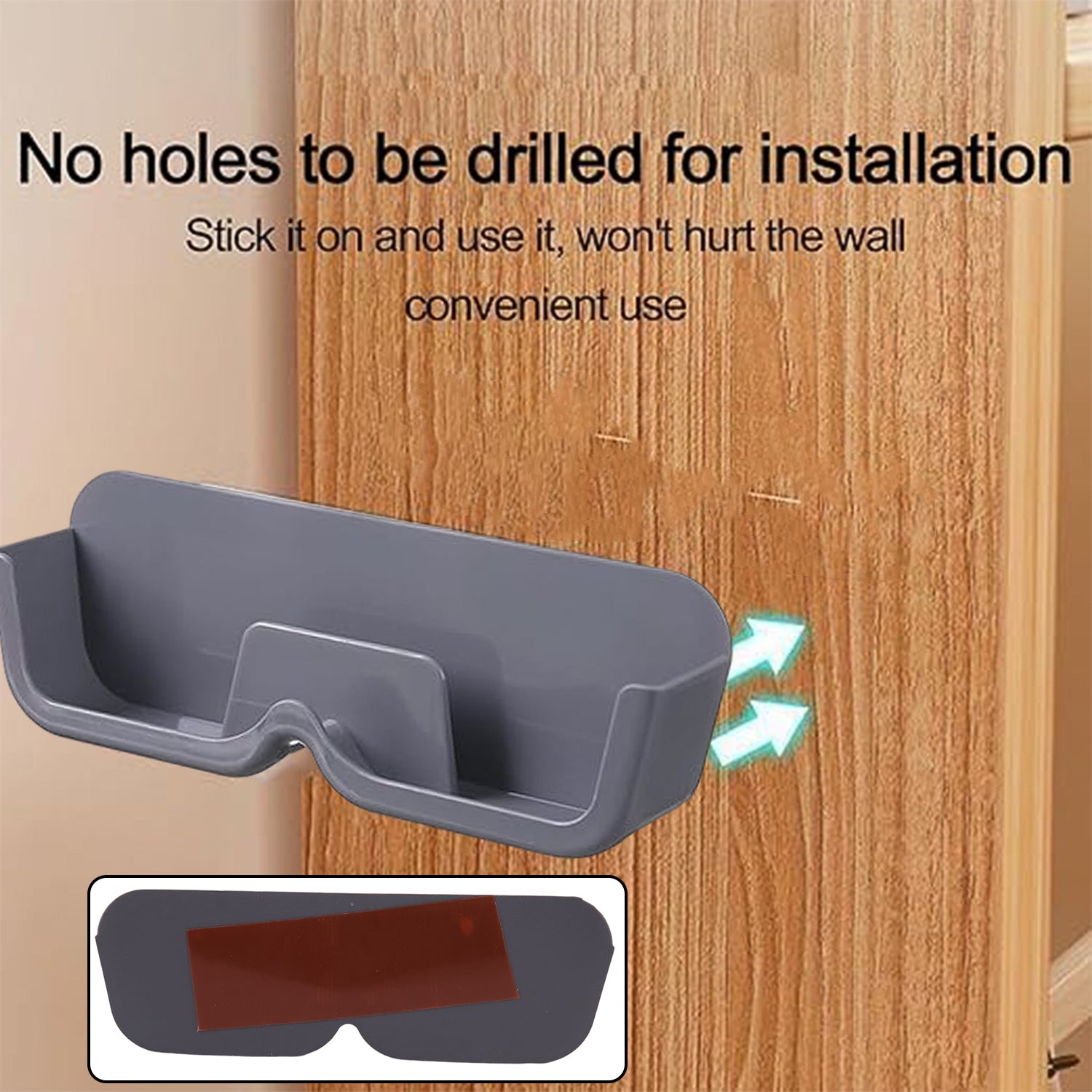 Wall Mounted Sunglasses Holder (Mixcolor  1 Pc) Wall Mounted Sunglasses Holder (Mixcolor  1 Pc)